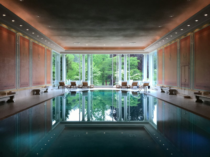 Indoor-outdoor pool