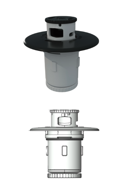 Net’n’Clean in-floor cleaning nozzle by Fluidra for automatic pool maintenance